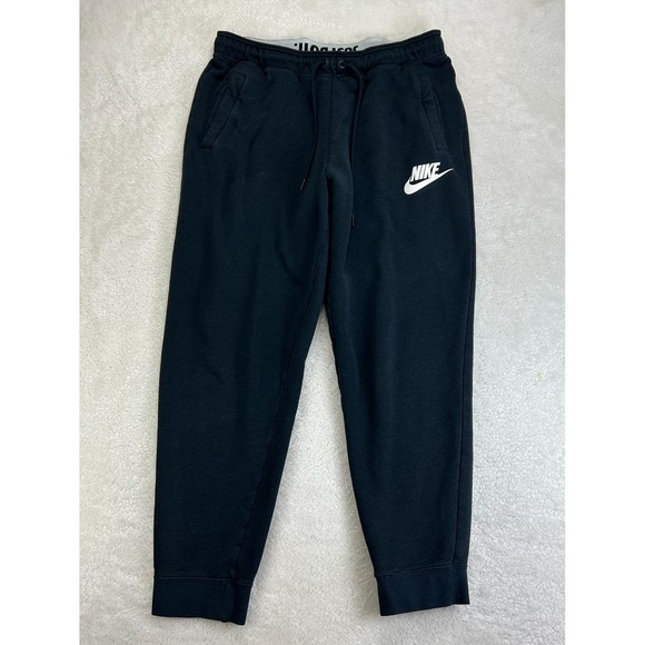 Nike Other - Nike Sportswear Essential Fleece Jogger Pants Mens L Black Drawstring Tapered